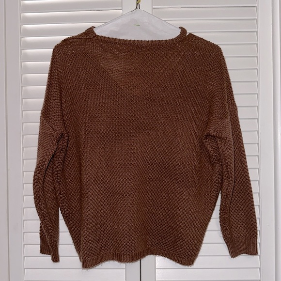 Charlotte Russe women’s brown sweater size s/m - Picture 2 of 4